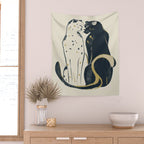 Two Cheetahs 3 Wall Tapestry Gallery Image 2