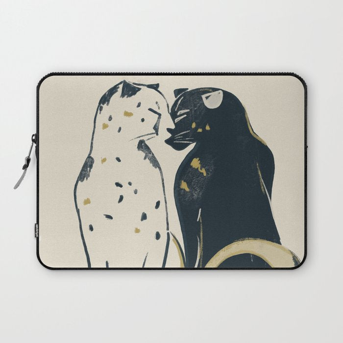 Two Cheetahs 3 Laptop Sleeve Gallery Image 1