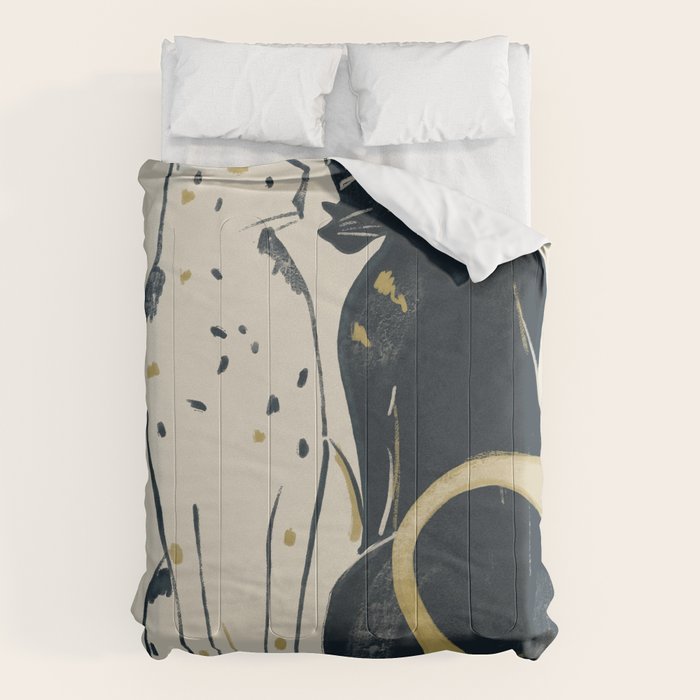 Two Cheetahs 3 Comforter Gallery Image 6