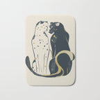 Two Cheetahs 3 Bath Mat Gallery Image 1
