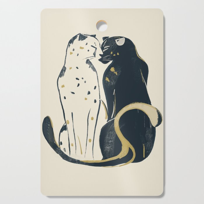Two Cheetahs 3 Cutting Board Gallery Image 1