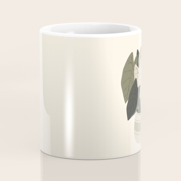 Cat and Plant 44 Coffee Mug Gallery Image 4