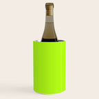 Solid Bright Green Yellow Neon Color Wine Chiller Gallery Image 1