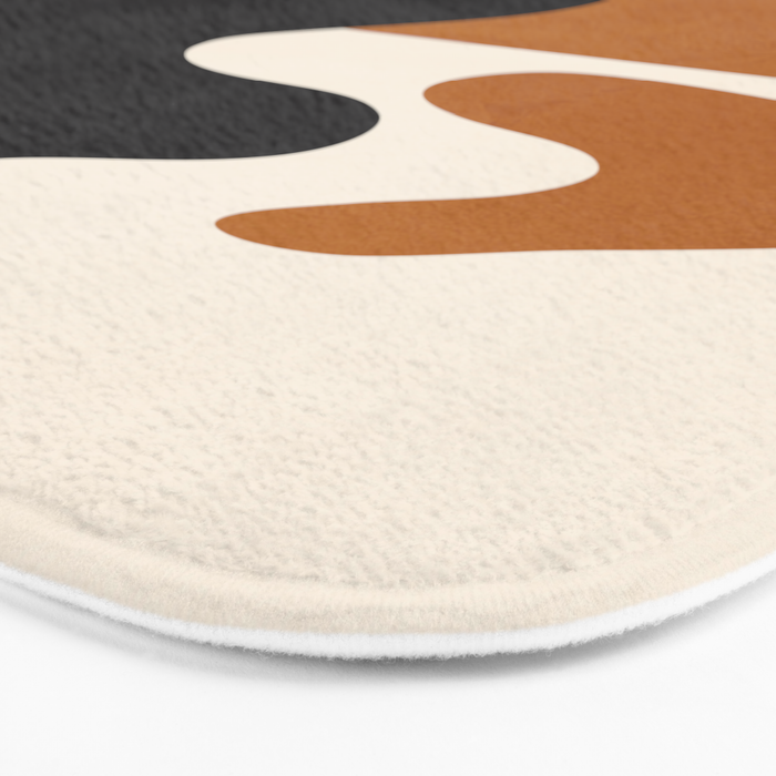 Abstract Art Minimal Shape 6 Bath Mat Gallery Image 3