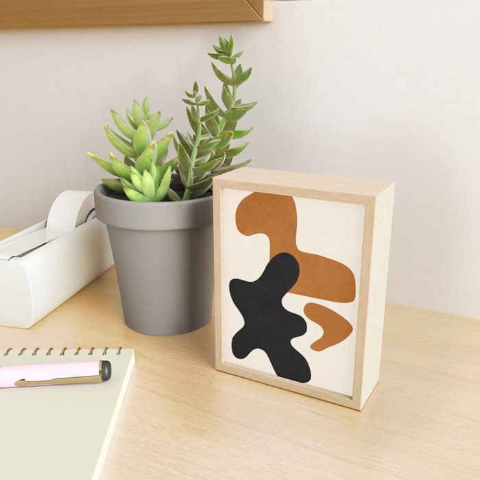 Abstract Art Minimal Shape 6 Mini Art Print Gallery Image 2