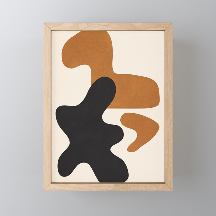 Abstract Art Minimal Shape 6 Mini Art Print Gallery Image 1