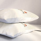 Snowman and Birds Pillow Sham Gallery Image 3