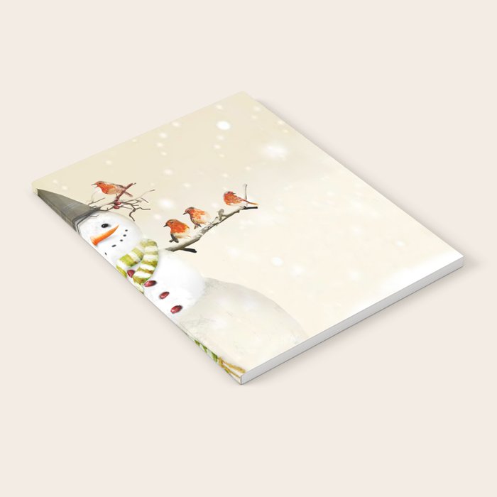 Snowman and Birds Notebook Gallery Image 2