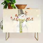 Snowman and Birds Credenza Gallery Image 1