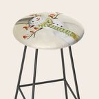Snowman and Birds Stool Gallery Image 2