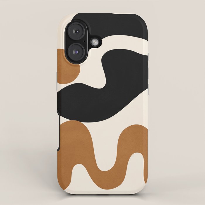 Abstract Art Minimal Shape 5 iPhone Case Gallery Image 1