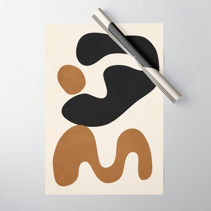 Abstract Art Minimal Shape 5 Wrapping Paper Gallery Image 1