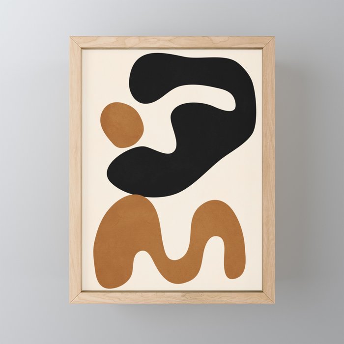 Abstract Art Minimal Shape 5 Mini Art Print Gallery Image 1