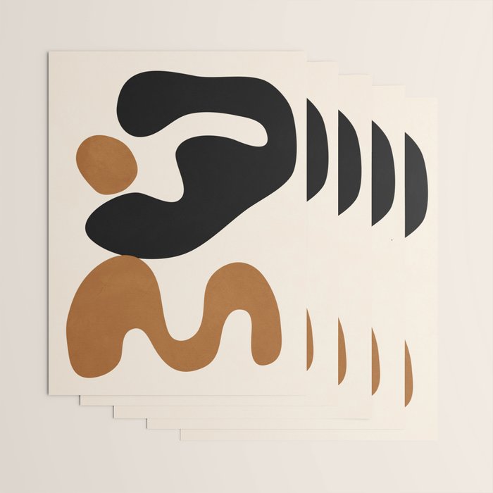 Abstract Art Minimal Shape 5 Wrapping Paper Gallery Image 3