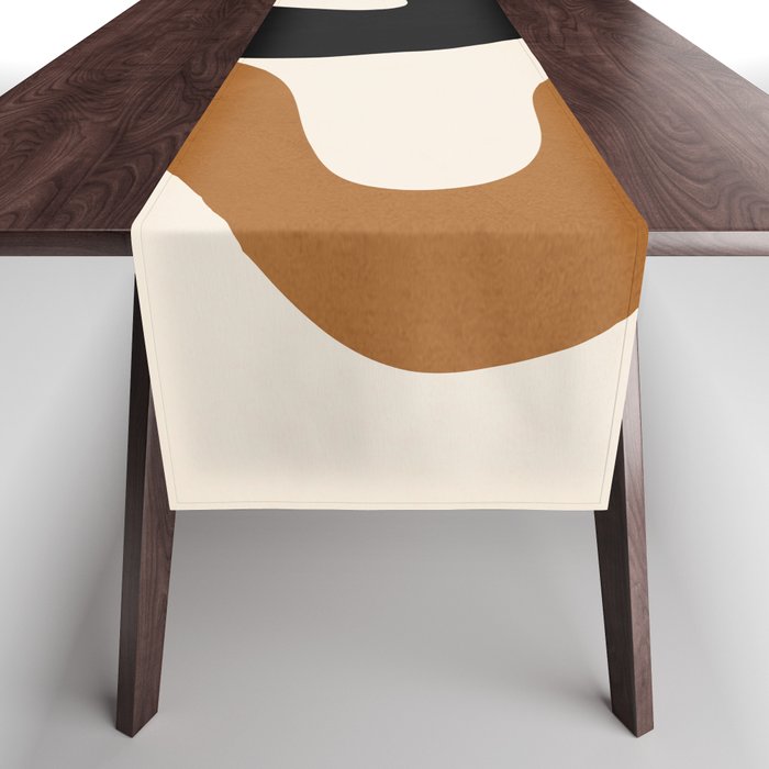 Abstract Art Minimal Shape 5 Table Runner Gallery Image 1
