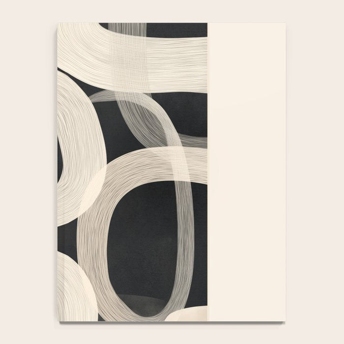 Soft Forms - Abstract Minimalist Line Art Notebook Gallery Image 4