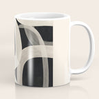 Soft Forms - Abstract Minimalist Line Art Coffee Mug Gallery Image 1