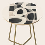 Soft Forms - Abstract Minimalist Line Art Side Table Gallery Image 2