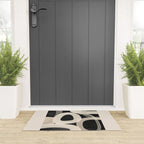 Soft Forms - Abstract Minimalist Line Art Welcome Mat Gallery Image 3