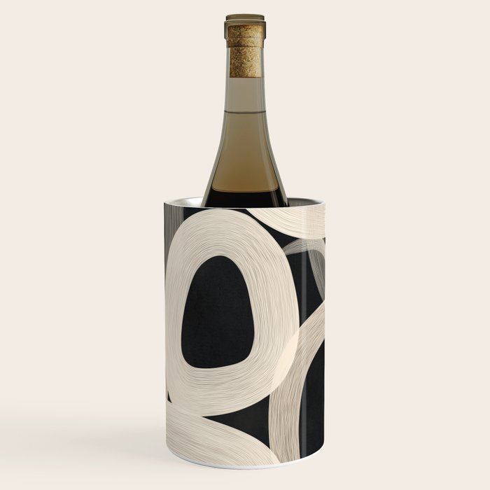 Soft Forms - Abstract Minimalist Line Art Wine Chiller Gallery Image 1