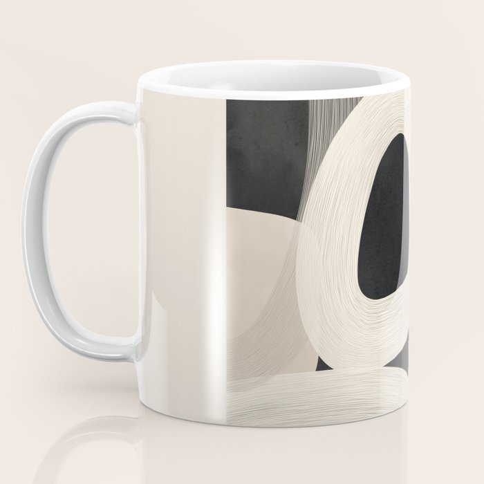 Soft Forms - Abstract Minimalist Line Art Coffee Mug Gallery Image 3