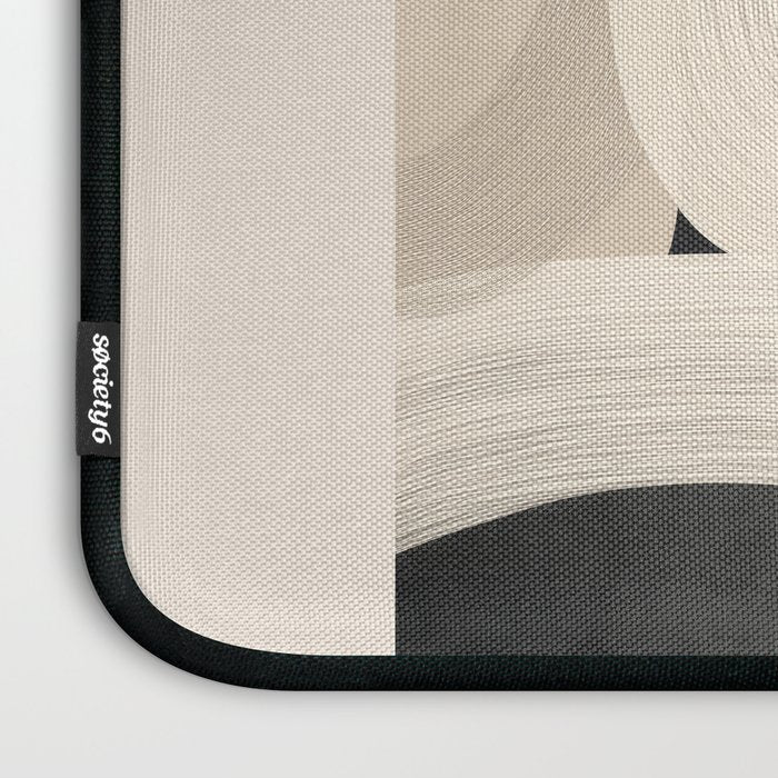 Soft Forms - Abstract Minimalist Line Art Laptop Sleeve Gallery Image 3