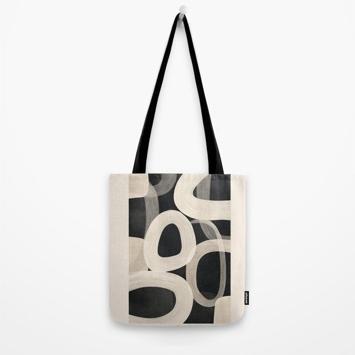 Soft Forms - Abstract Minimalist Line Art Tote Bag Gallery Image 2