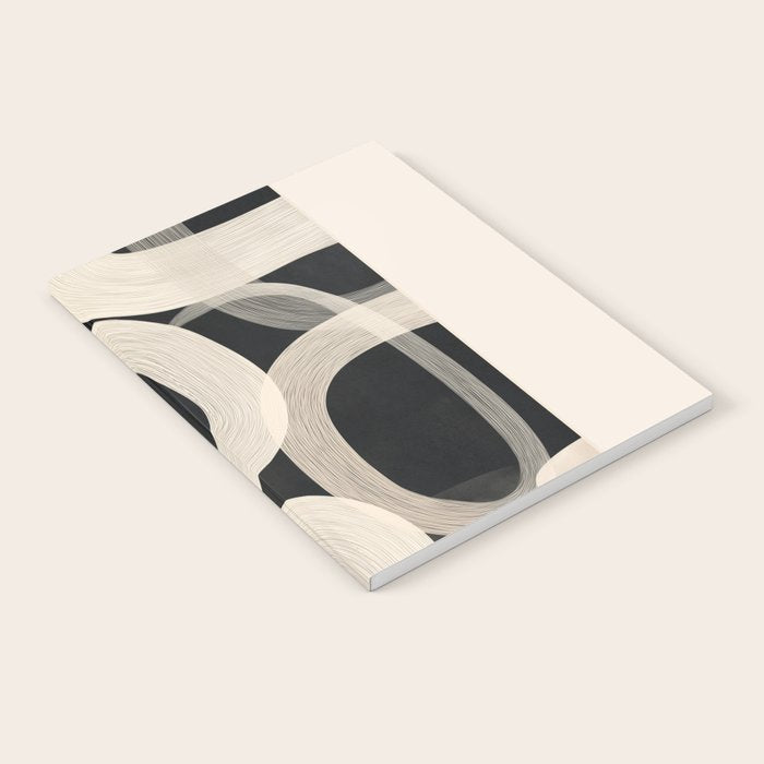 Soft Forms - Abstract Minimalist Line Art Notebook Gallery Image 2