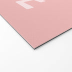 C'est La Vie French Pink Hand Lettering Welcome Mat Gallery Image 2