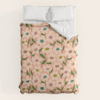Blossom - Color fun Peach Duvet Cover Gallery Image 6