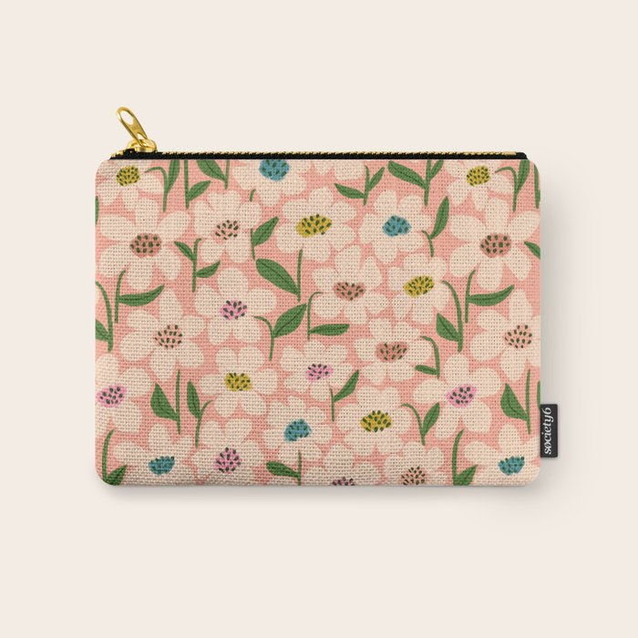 Blossom - Color fun Peach Carry All Pouch Gallery Image 1
