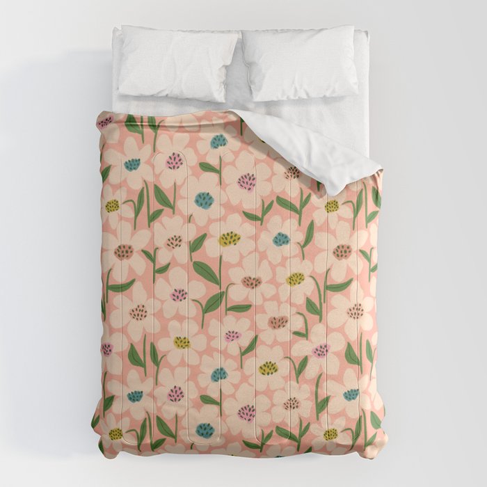 Blossom - Color fun Peach Comforter Gallery Image 1