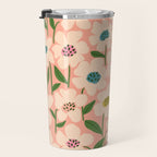 Blossom - Color fun Peach Travel Mug Gallery Image 3