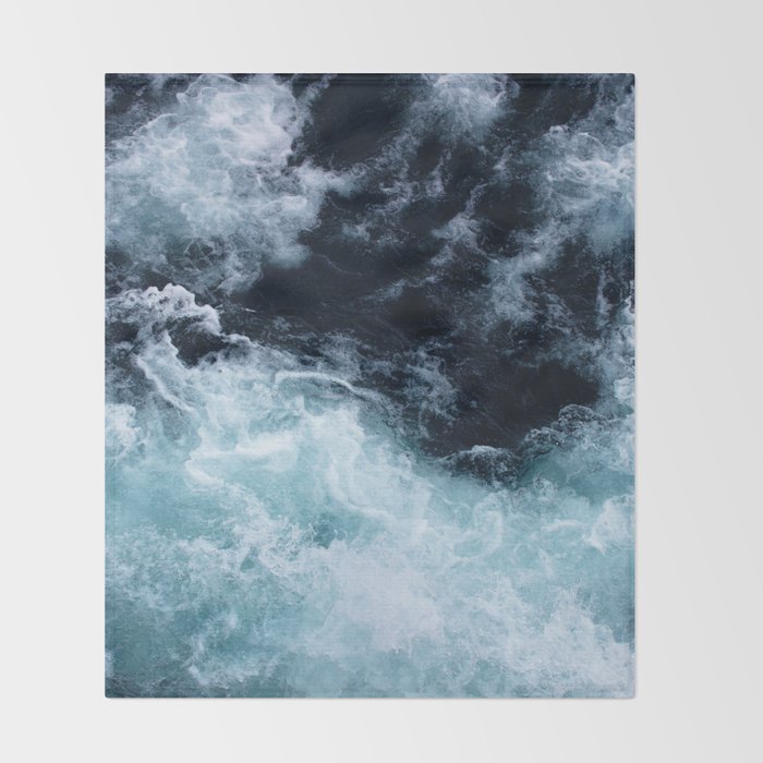 Lake Superior #4 Throw Blanket Gallery Image 2