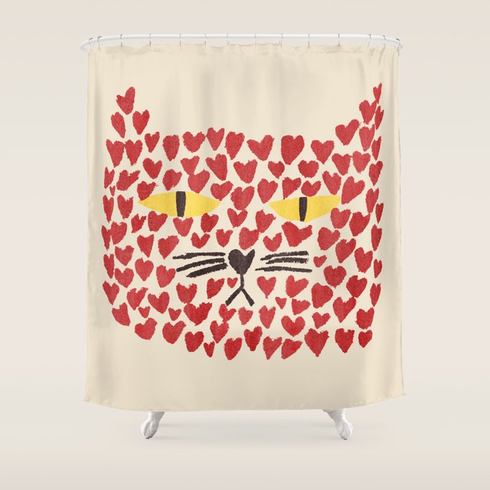 Love thy cat Shower Curtain Gallery Image 1