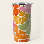 70's Florals Travel Mug Gallery Image 1