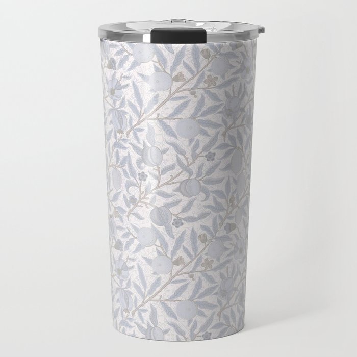 William Morris Fruit Mist Vintage Pattern Travel Mug Gallery Image 1