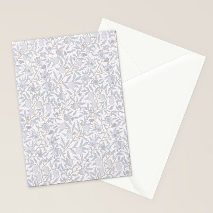 William Morris Fruit Mist Vintage Pattern Stationery Card Gallery Image 2