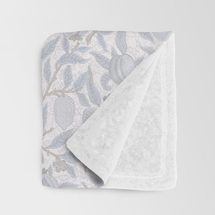 William Morris Fruit Mist Vintage Pattern Throw Blanket Gallery Image 3