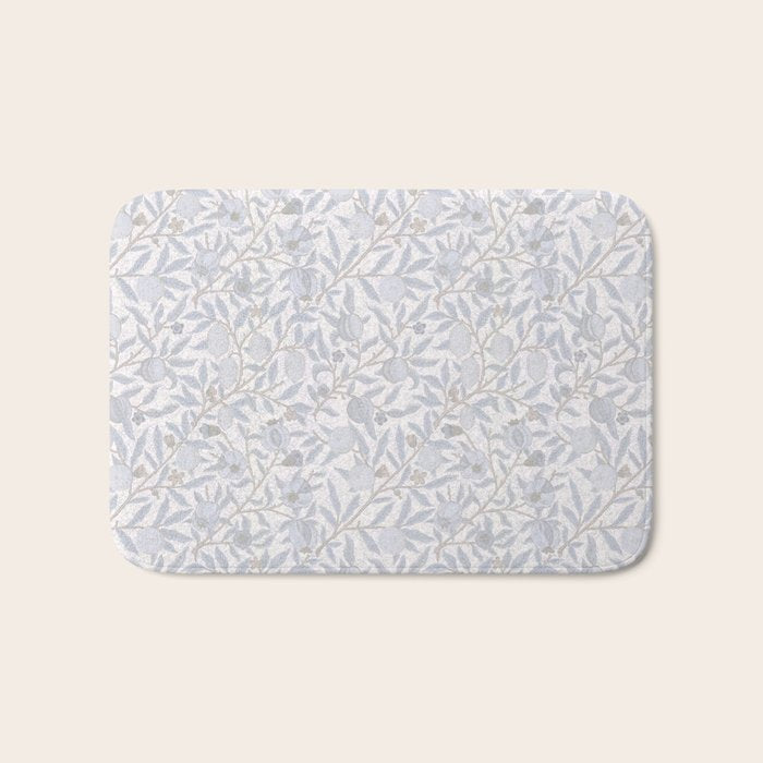 William Morris Fruit Mist Vintage Pattern Bath Mat Gallery Image 1