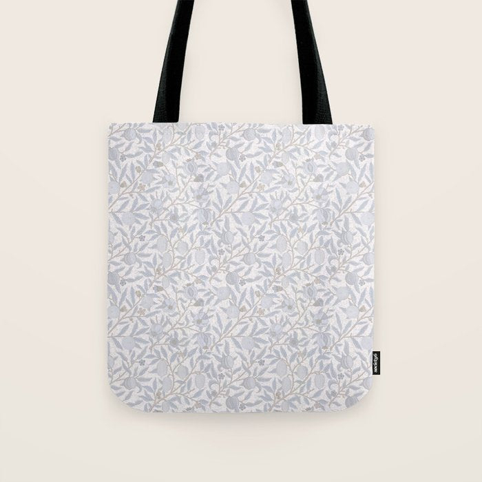 William Morris Fruit Mist Vintage Pattern Tote Bag Gallery Image 1