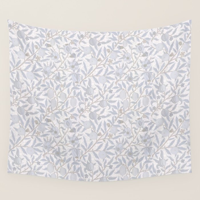 William Morris Fruit Mist Vintage Pattern Wall Tapestry Gallery Image 1