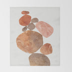 Rock Balancing #3 Throw Blanket Gallery Image 2