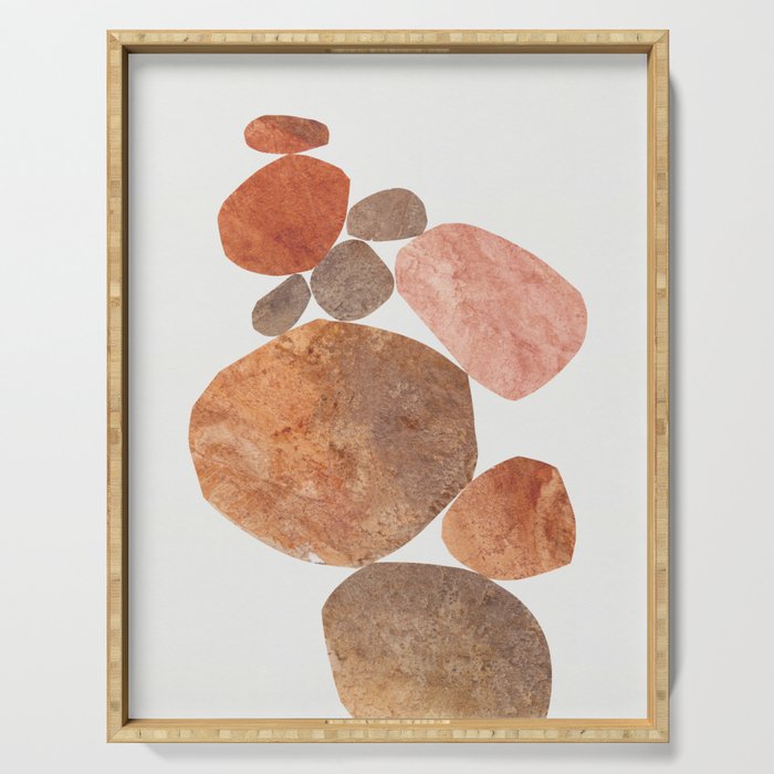 Rock Balancing #3 Serving Tray Gallery Image 1
