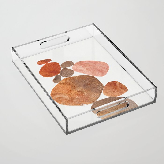 Rock Balancing #3 Acrylic Tray Gallery Image 1