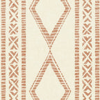 oceania diamond stripes - ginger on cream Coffee Mug Gallery Image 2