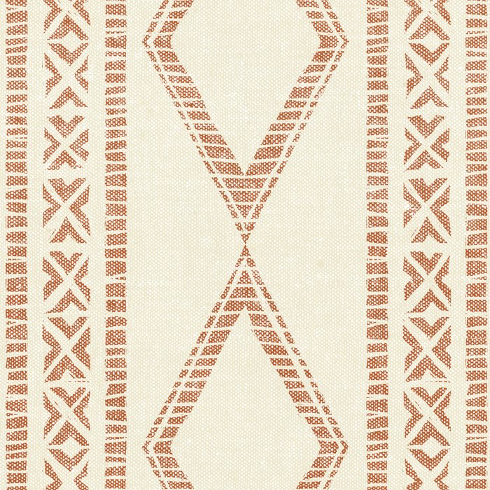 oceania diamond stripes - ginger on cream Coffee Mug Gallery Image 2