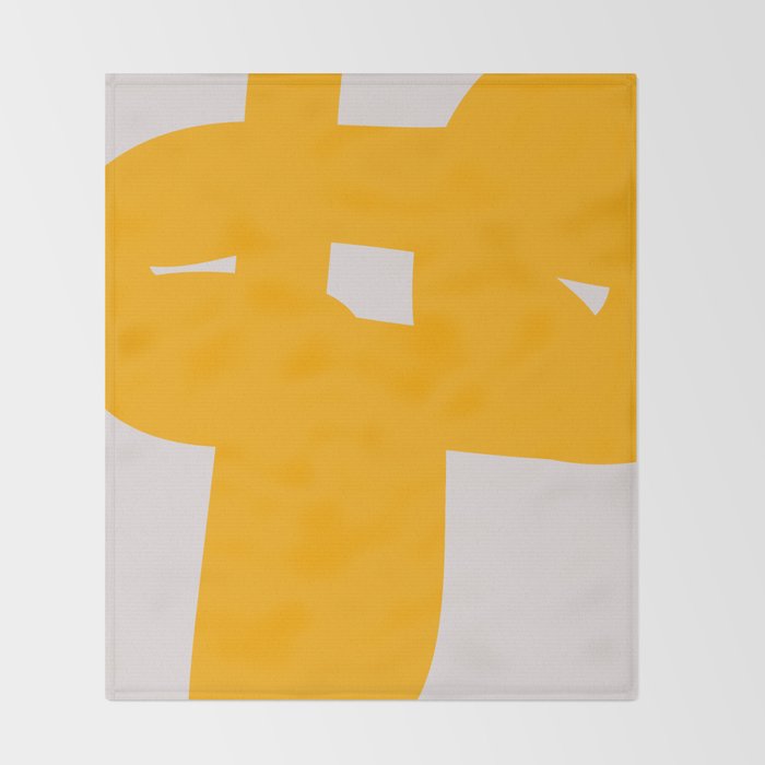 Abstract Form 6B Throw Blanket Gallery Image 2