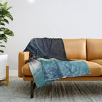 On the edge of the cosmos Throw Blanket Gallery Image 1