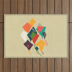 Whimsical kites Outdoor Rug Gallery Image 1